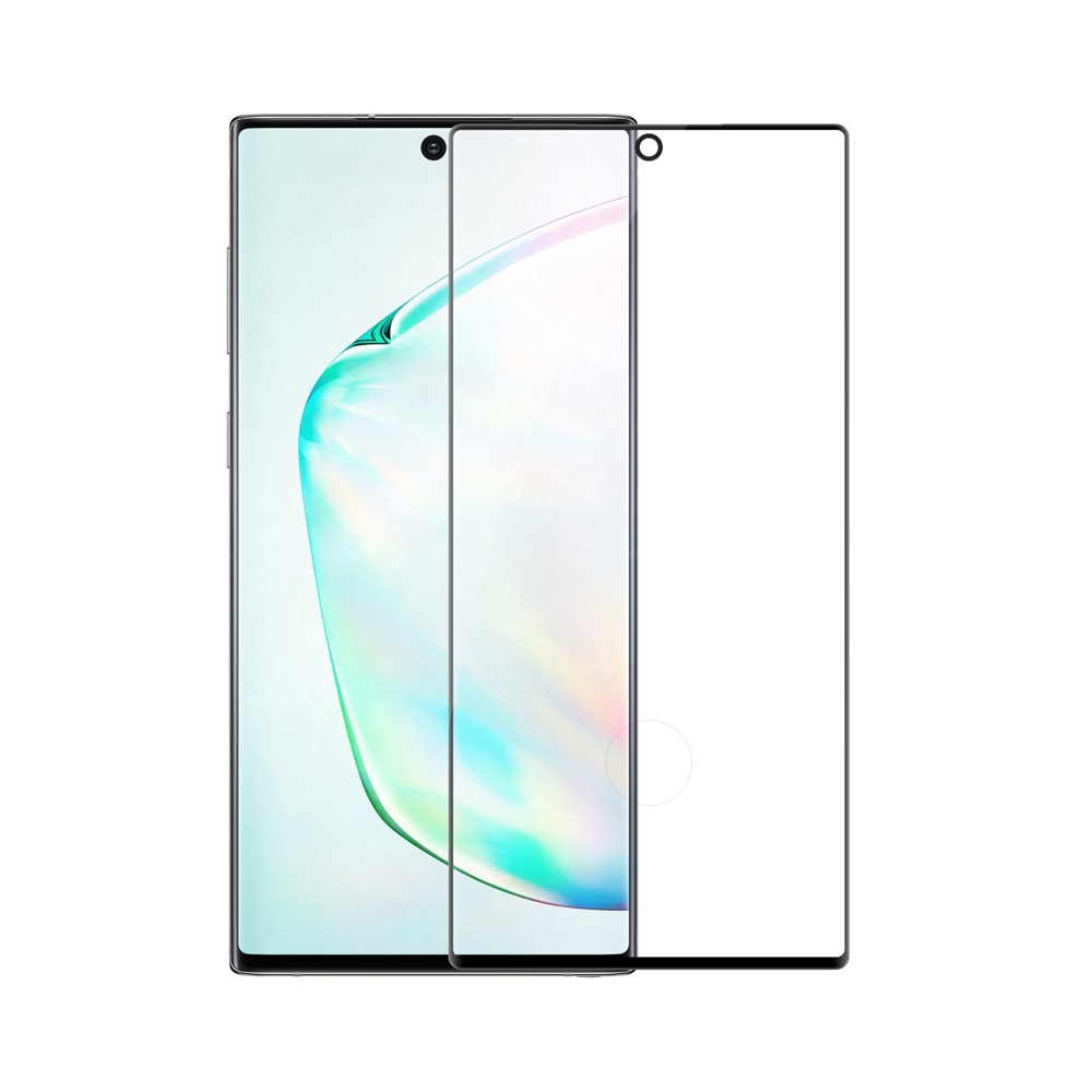 Стъклен протектор Mocoson Nano Flexible, за Samsung Galaxy Note 10 Plus, 5D, 0.3 mm, Черен - 52583