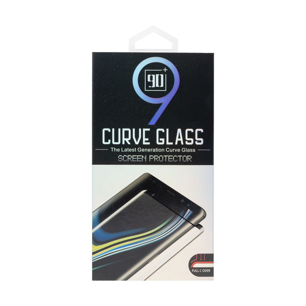 Стъклен протектор за целия екран No brand, За Samsung Galaxy S21 Ultra, 3D, 0.3mm, Черен - 52656