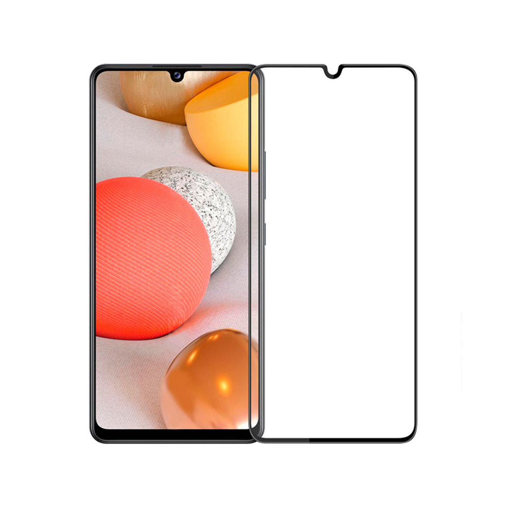 Стъклен протектор за целия екран No brand, За Samsung Galaxy A42, 3D, 0.3mm, Черен - 52694