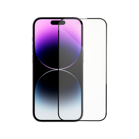 Стъклен протектор DeTech, за iPhone 15 Pro Max, 3D Full glue, 0.3 мм, Черен - 52721