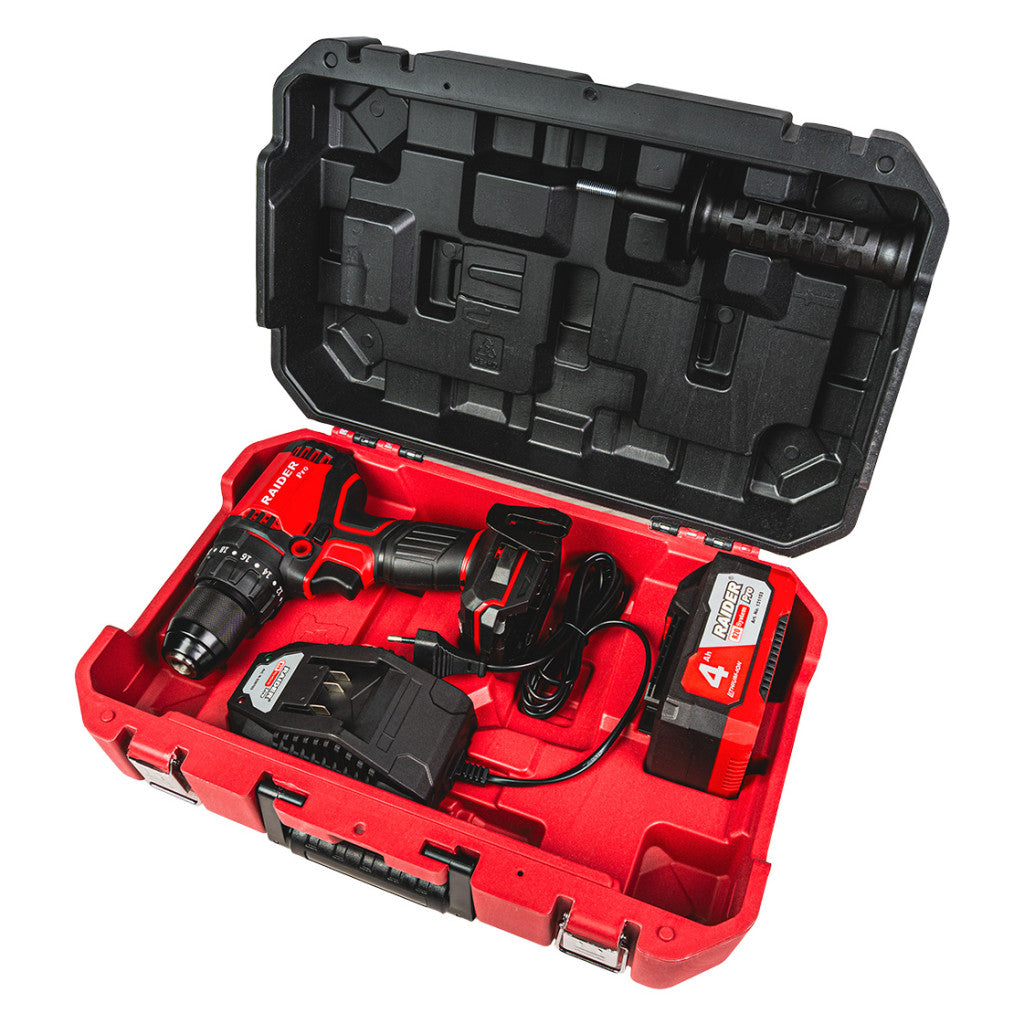 R20 Бормашина уд. безч. 2-ск. 13mm 60Nm 4Ah Case RDP-YBID20 - снимка 7