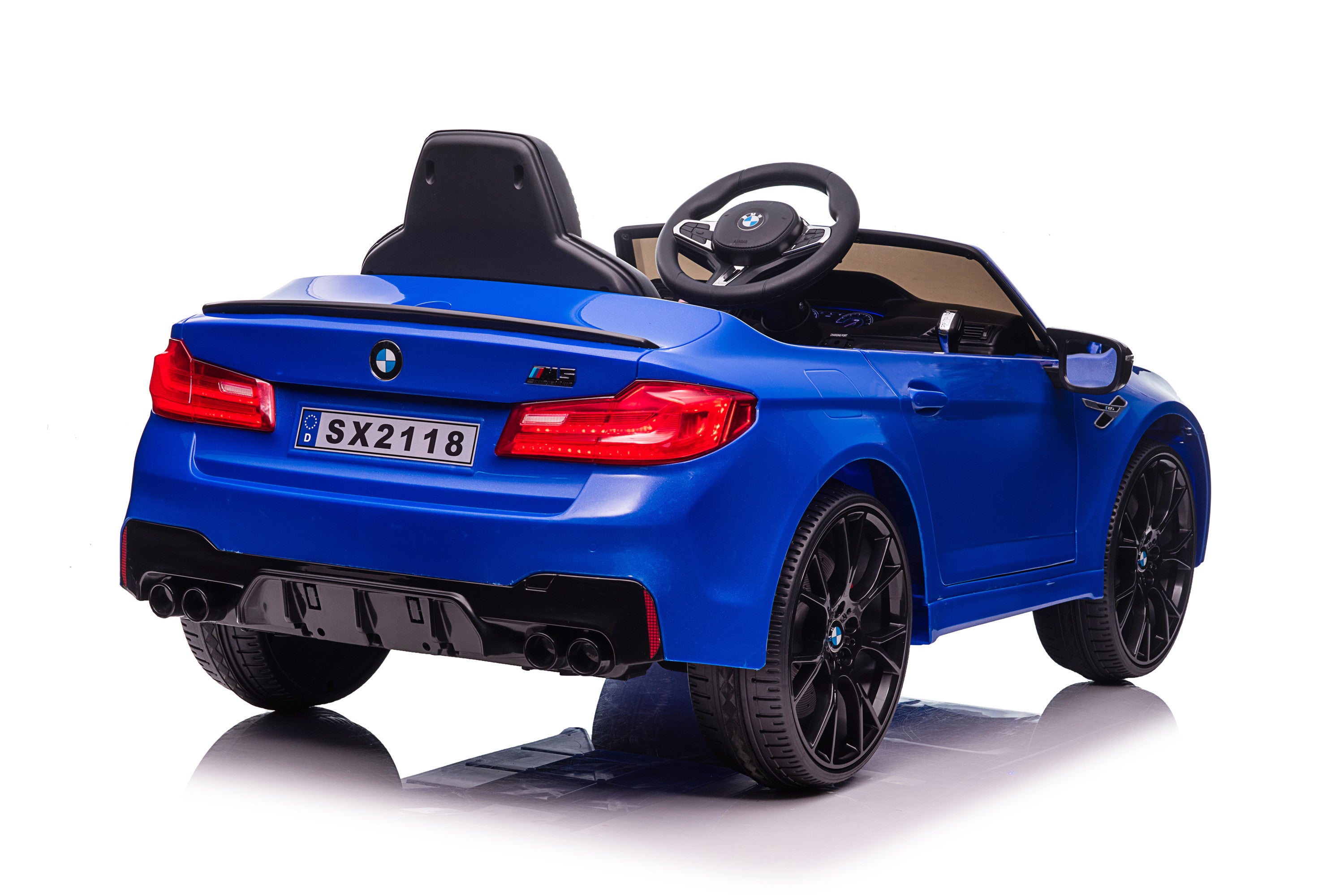 Акумулаторна кола Licensed BMW M5 Blue - снимка 6