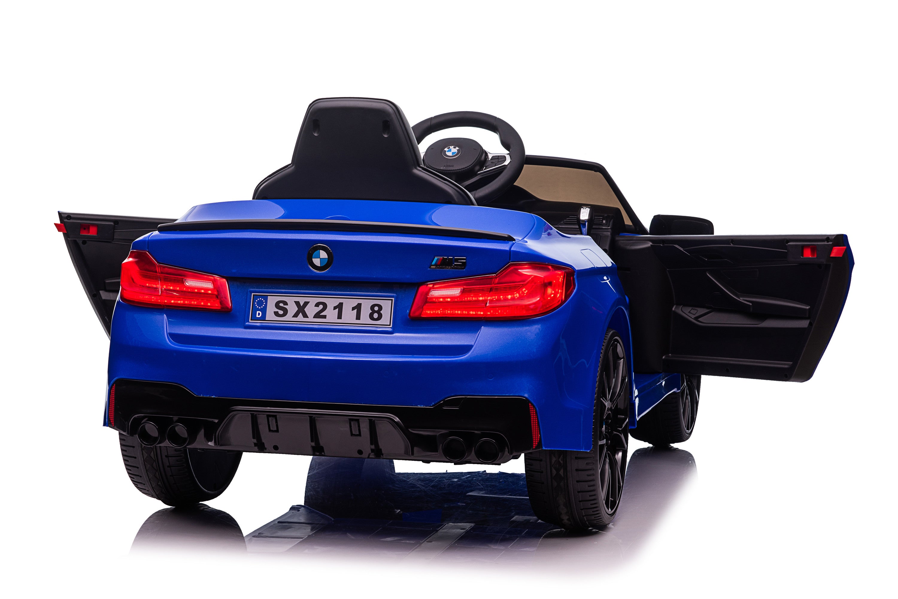 Акумулаторна кола Licensed BMW M5 Blue - снимка 4