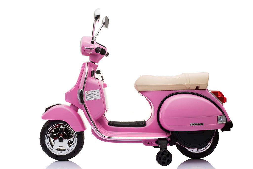 Акумулаторен мотор Licensed Vespa PX150 Pink - снимка 4