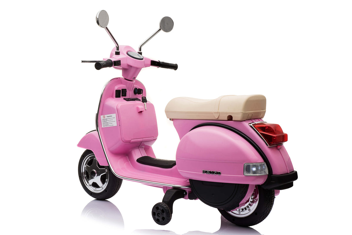 Акумулаторен мотор Licensed Vespa PX150 Pink - снимка 5