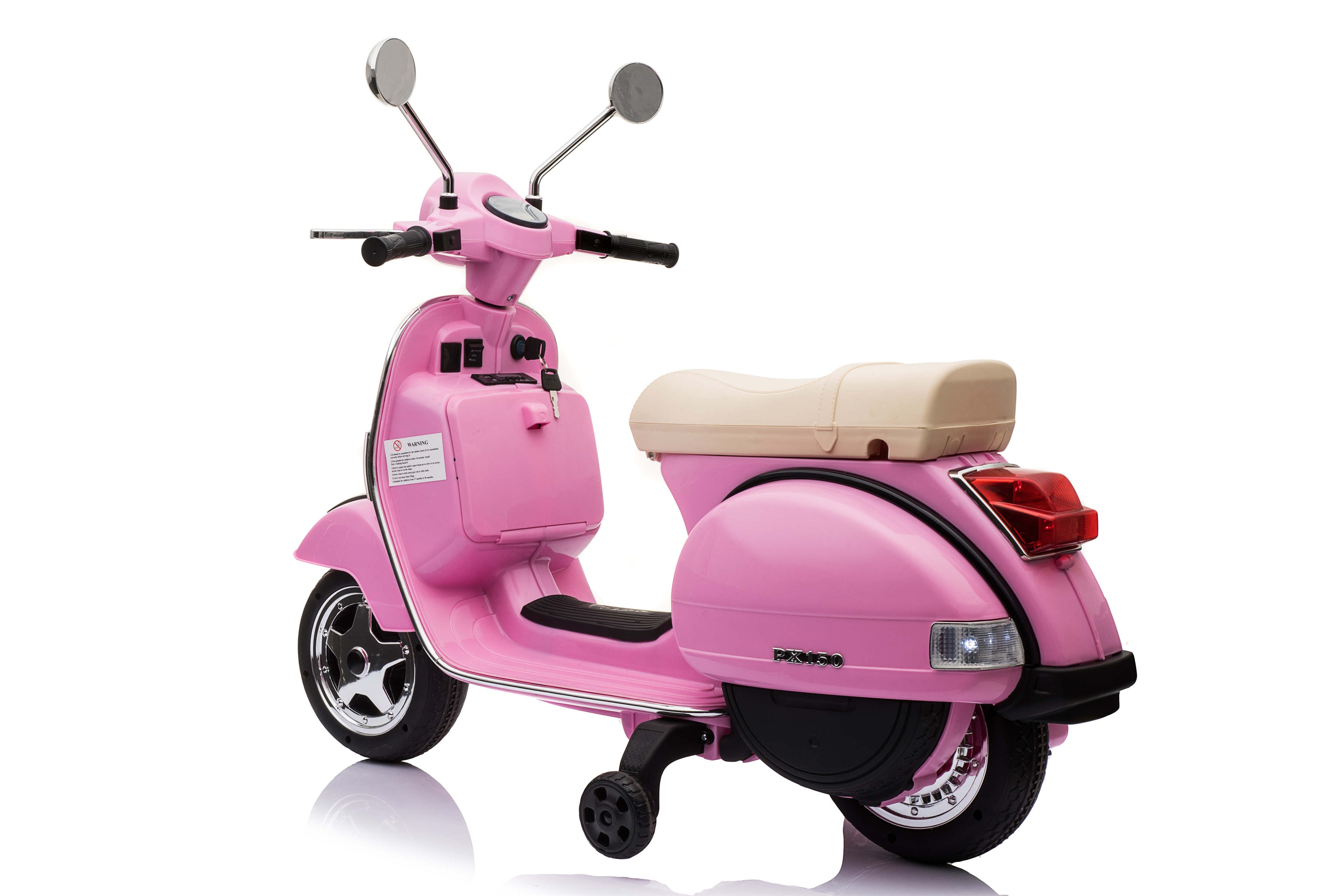Акумулаторен мотор Licensed Vespa PX150 Pink - снимка 5