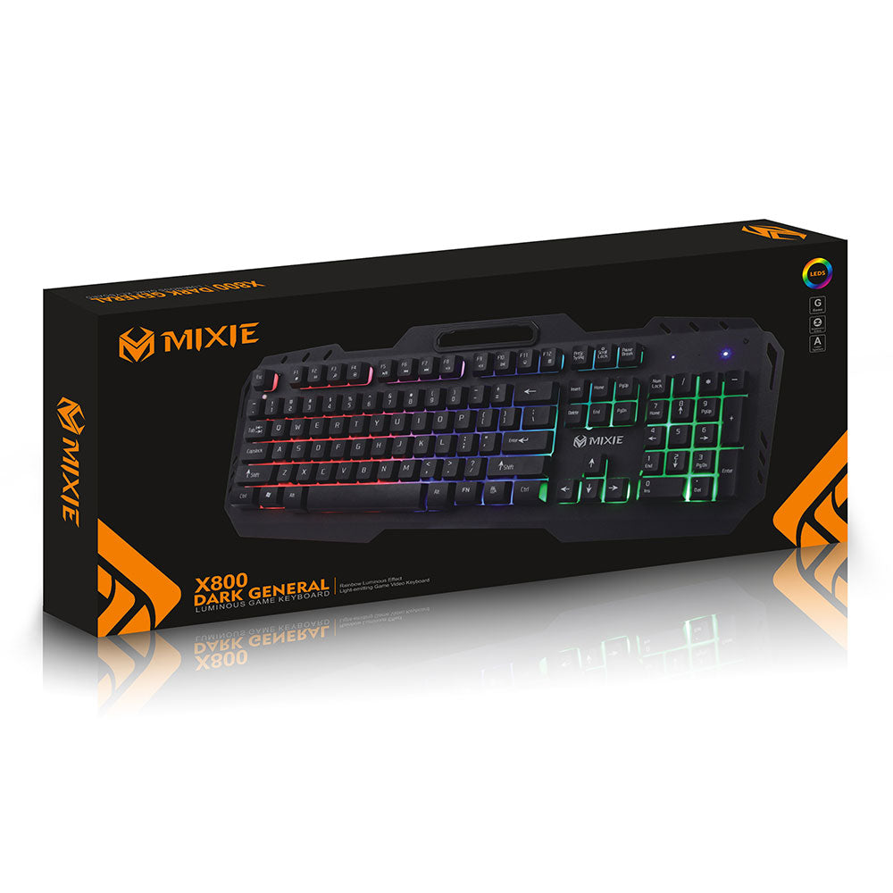Геймърска клавиатура Mixie X800, Черен - 6124