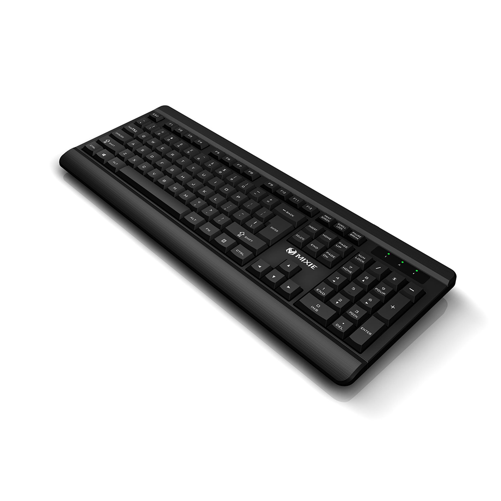 Комплект мишка и клавиатура Mixie MT-4100, Безжични, Черен - 6141