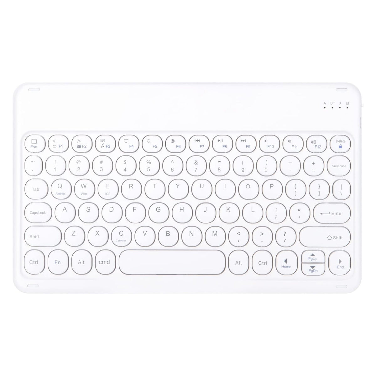 Клавиатура No brand X3, Безжична, Bluetooth, Бял - 6162