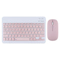Комплект мишка и клавиатура No brand 030, Bluetooth, Розов - 6167