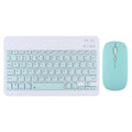 Комплект мишка и клавиатура No brand 030, Bluetooth, Син - 6168