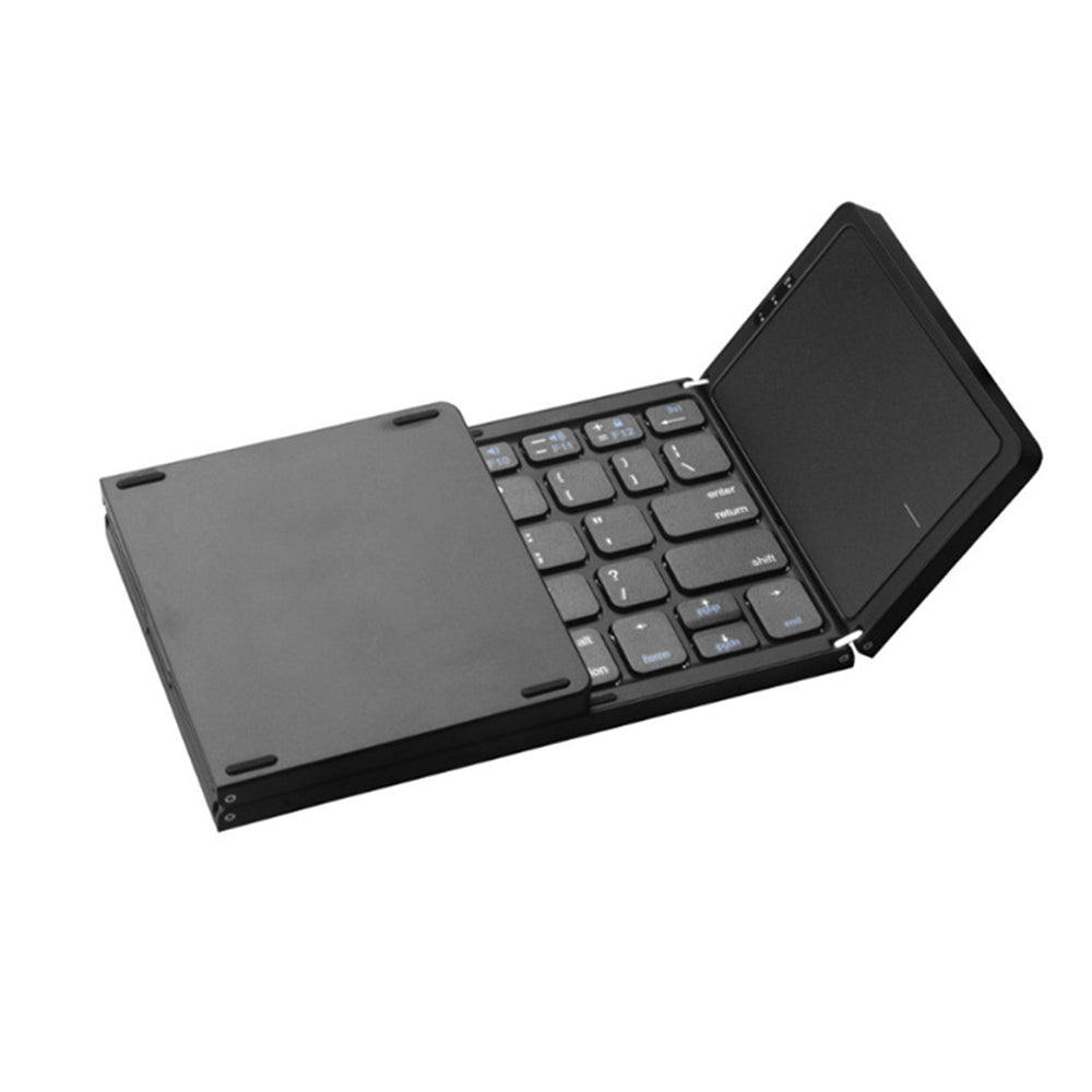 Клавиатура No brand B089T, Тъчпад, Сгъваема, Bluetooth, Черен - 6171