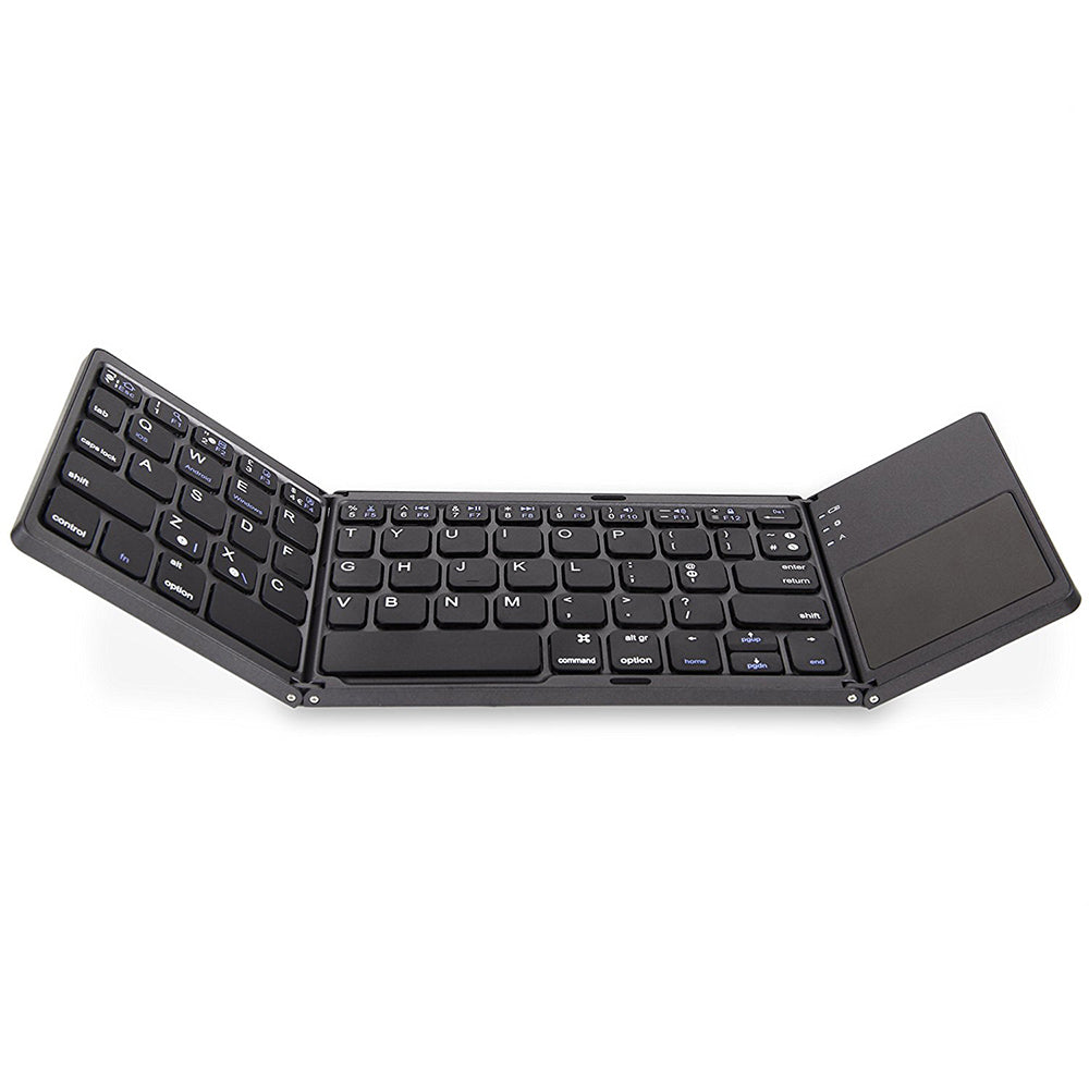 Клавиатура No brand B033, Тъчпад, Сгъваема, Bluetooth, Черен - 6177