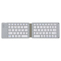 Клавиатура No brand K018, Сгъваема, Bluetooth, Бял - 6180