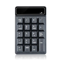 Клавиатура No brand K3, Num pad, Безжична, Bluetooth, Черен - 6186