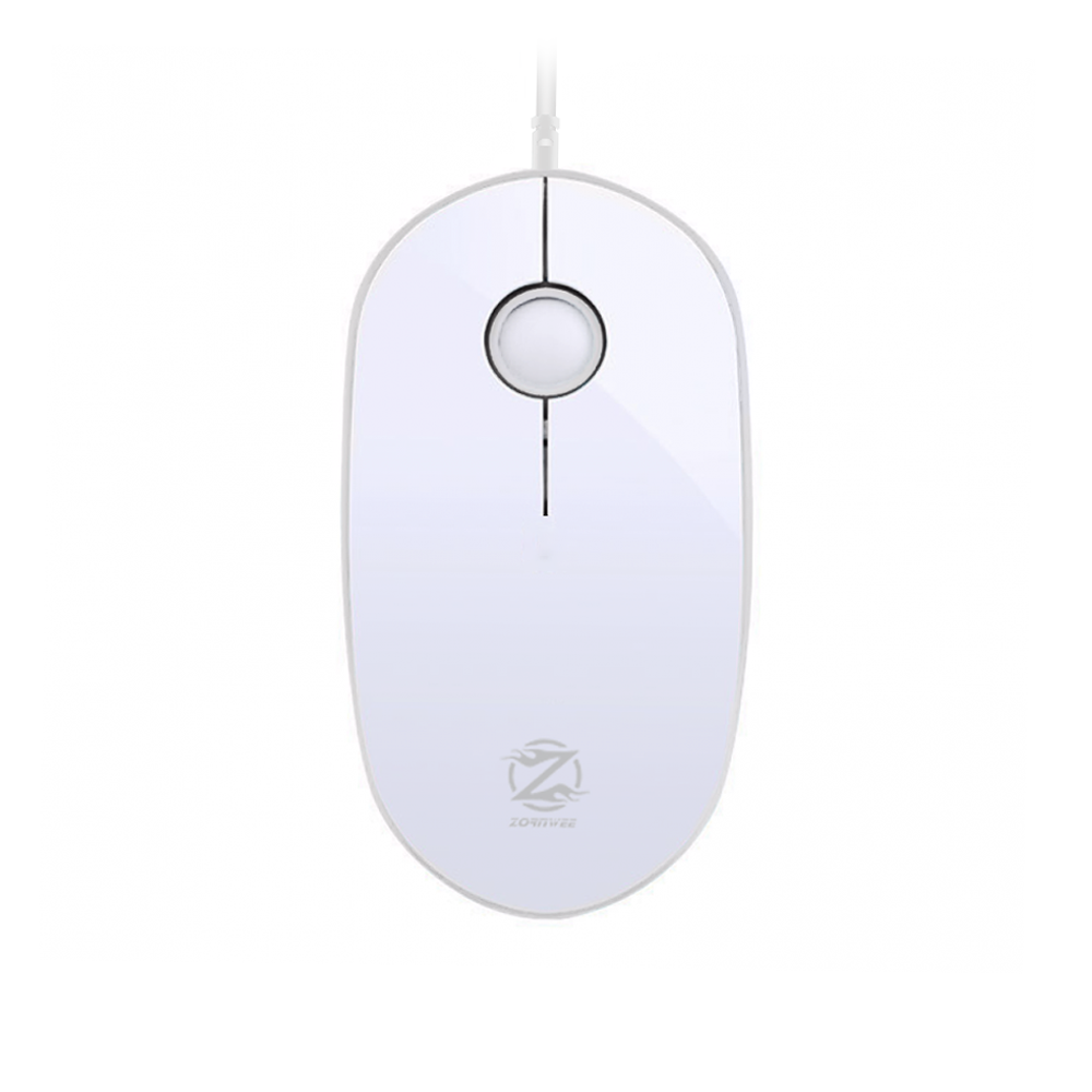Мишка, ZornWee L200, Оптична, Бял - 630
