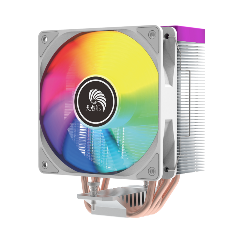 Охладител за процесор No brand G41 Plus, ARGB LED, 120mm, Универсален, Бял - 63077