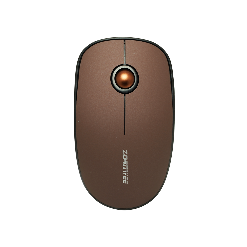 Мишка ZornWee W150, Безжична, Кафяв - 654