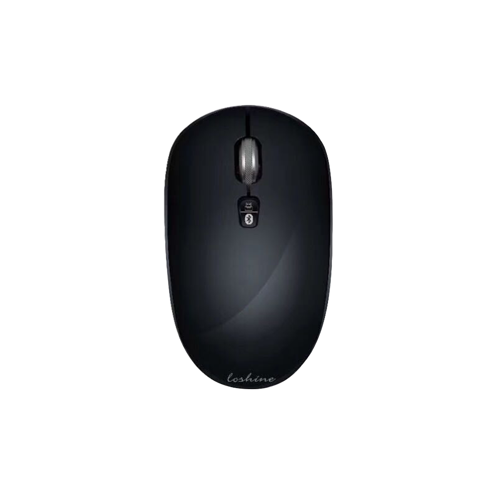 Мишка Loshine X60, Bluetooth, USB, Черен - 660