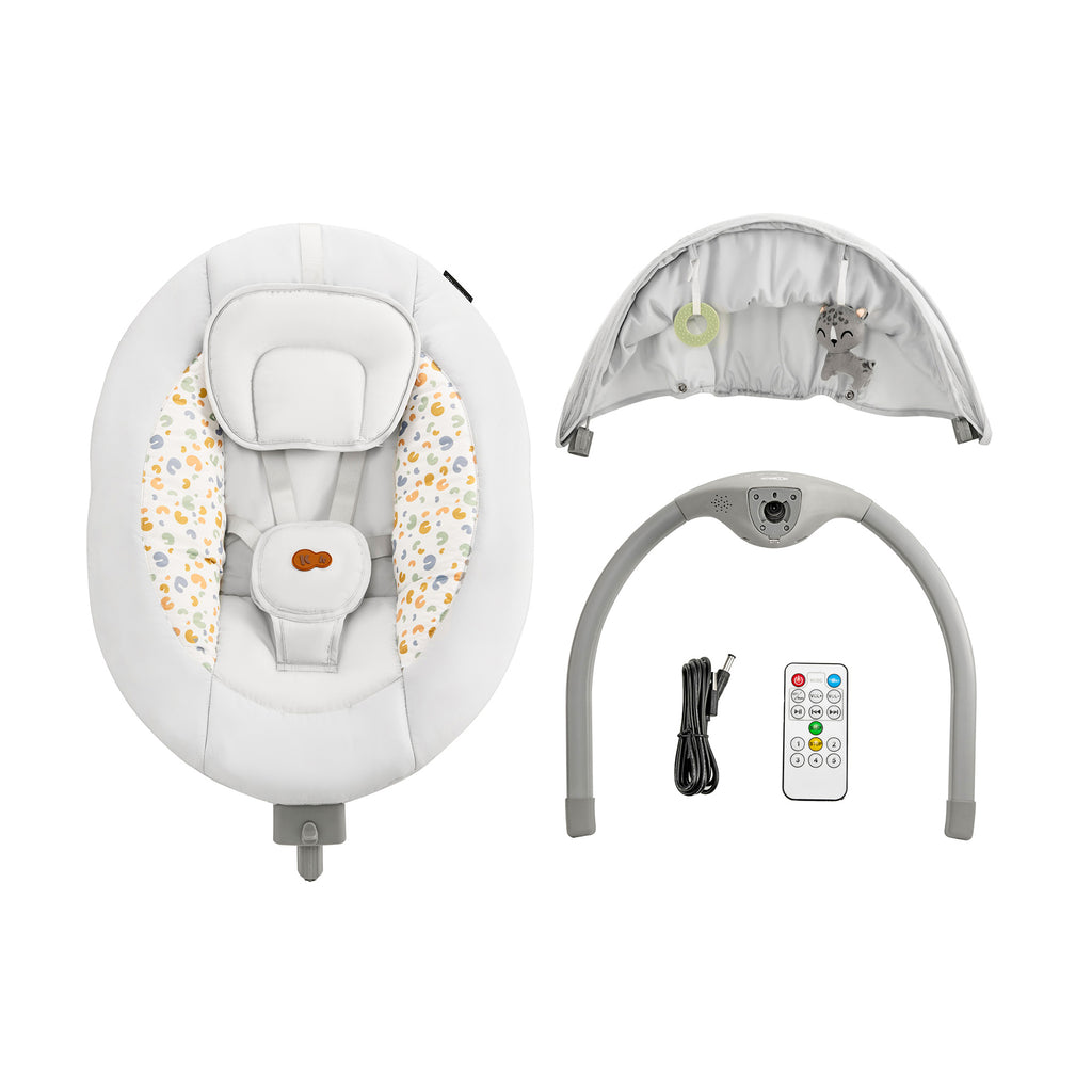 Kinderkraft люлка LUMI 2 light grey - снимка 2