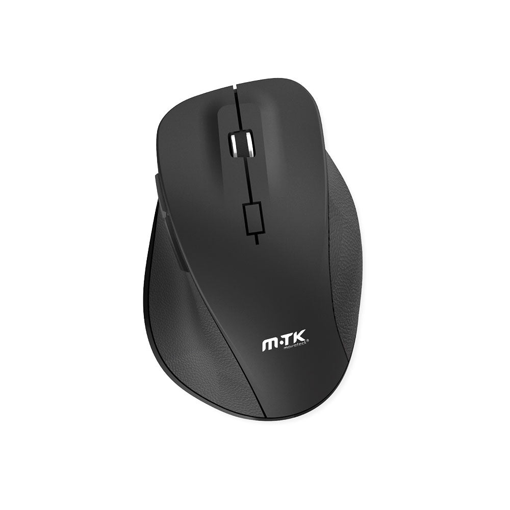 Мишка Moveteck GT003, Безжична, USB, 6D, Черен - 718