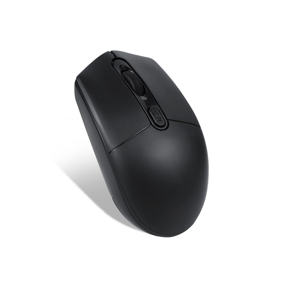 Мишка Mixie R520, Безжична, USB, 4D, Черен - 721
