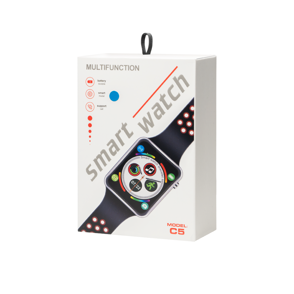 Смарт часовник No brand C5, 41mm, Bluetooth, SIM, IP52, Различни цветове - 73025