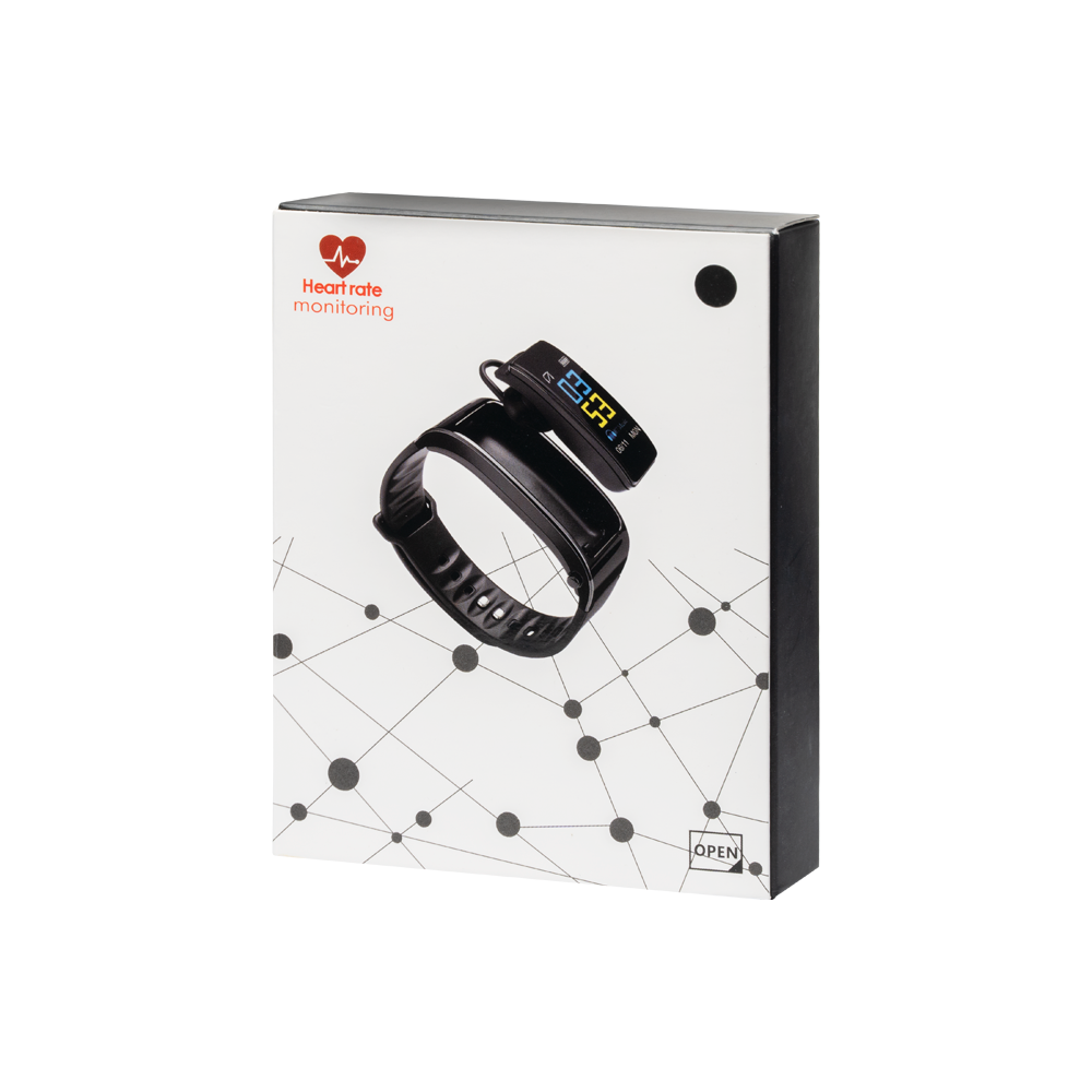 Смарт гривна No brand Y3 Plus, 22mm, Bluetooth handsfree, IP52, Черен - 73046