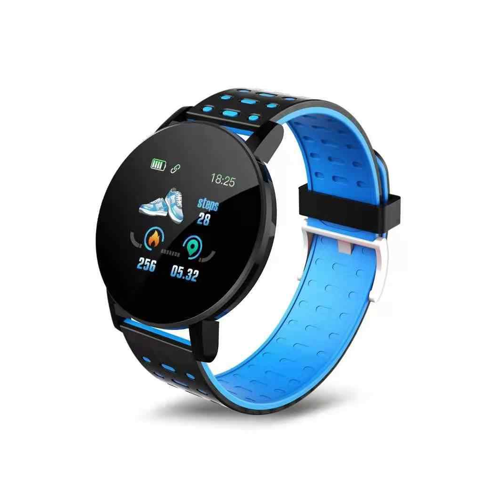 Смарт часовник No brand 119 Plus, 44mm, Bluetooth, IP67, Различни цветове - 73050