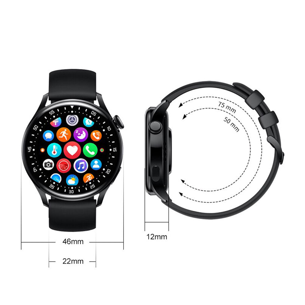 Смарт часовник No brand D3 Pro, Различни цветове - 73076