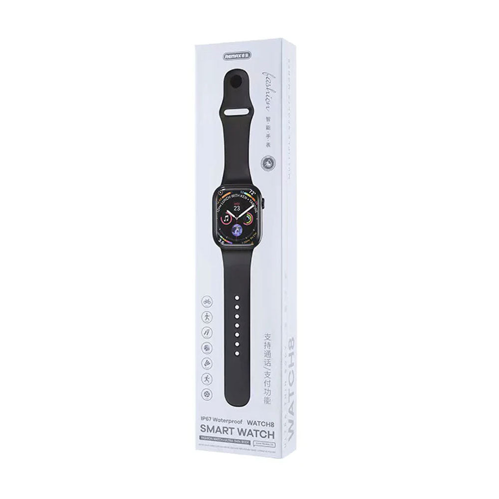 Смарт часовник Remax Watch 8, Черен - 73095