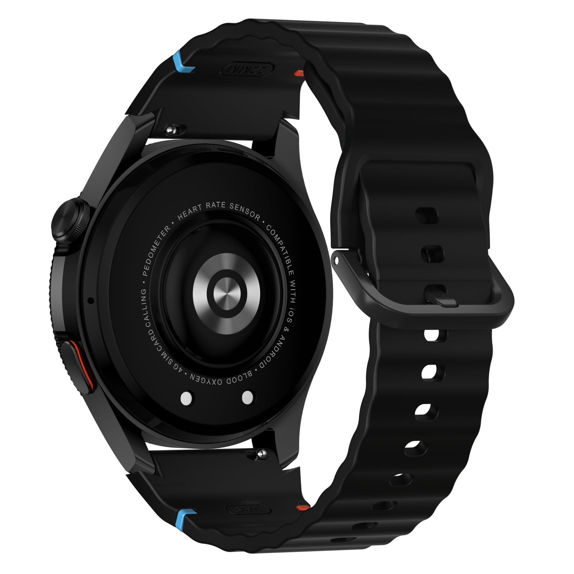 Смарт часовник Aurafit G12, Amoled, Черен - 73121
