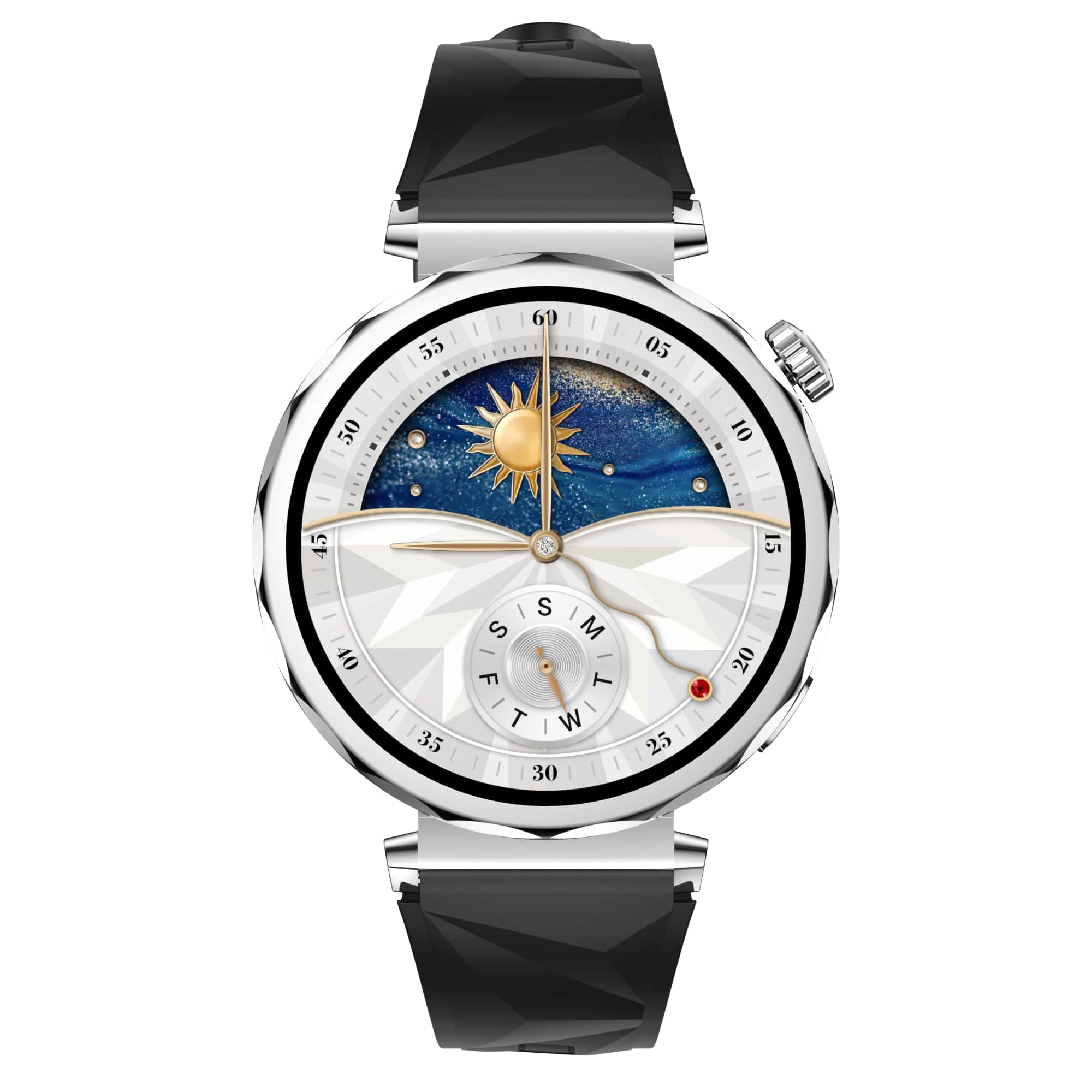 Смарт часовник Aurafit AM35, Amoled, Черен - 73123