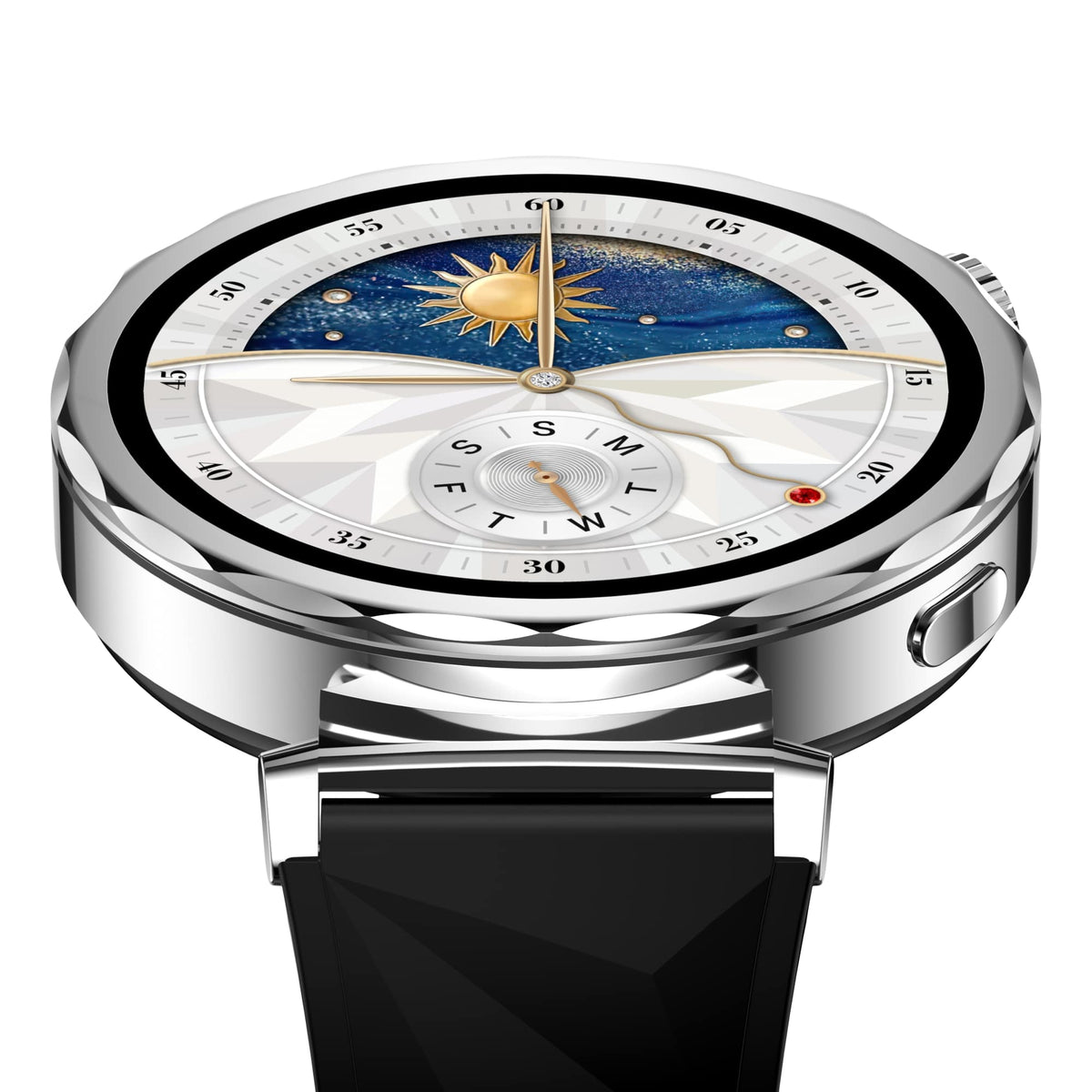 Смарт часовник Aurafit AM35, Amoled, Черен - 73123