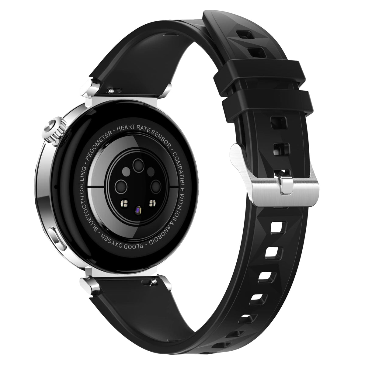 Смарт часовник Aurafit AM35, Amoled, Черен - 73123