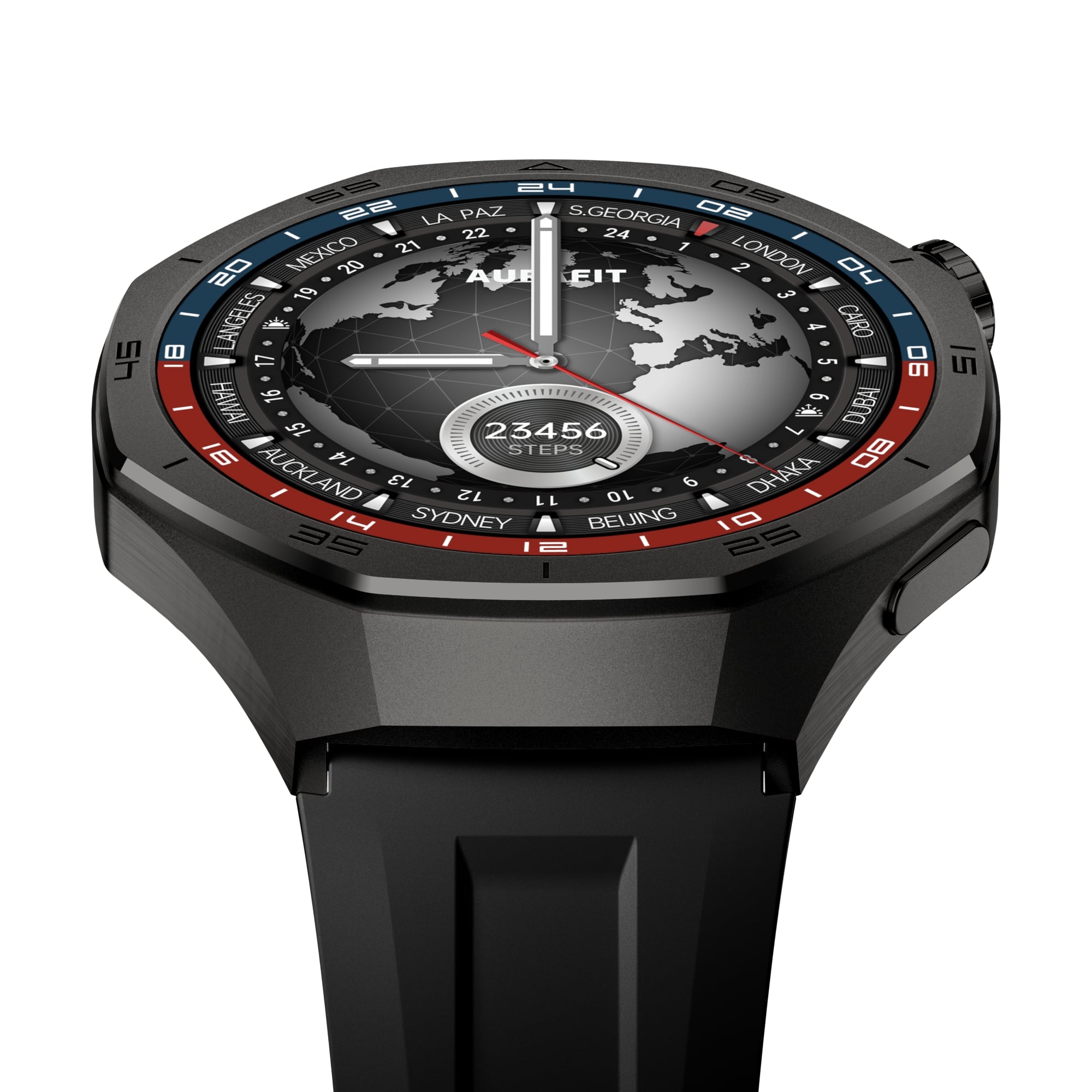 Смарт часовник Aurafit AM34, Amoled, Черен - 73124