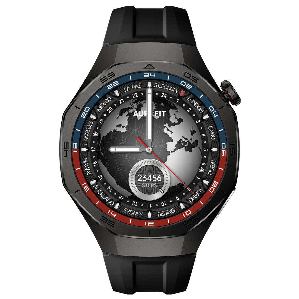 Смарт часовник Aurafit AM34, Amoled, Черен - 73124