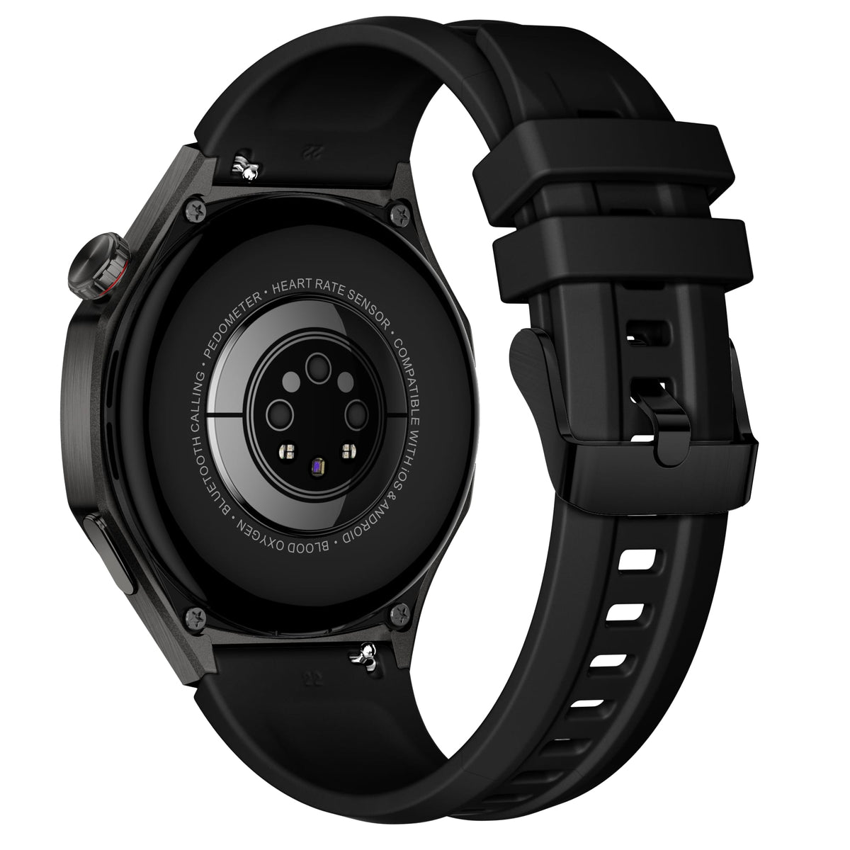 Смарт часовник Aurafit AM34, Amoled, Черен - 73124
