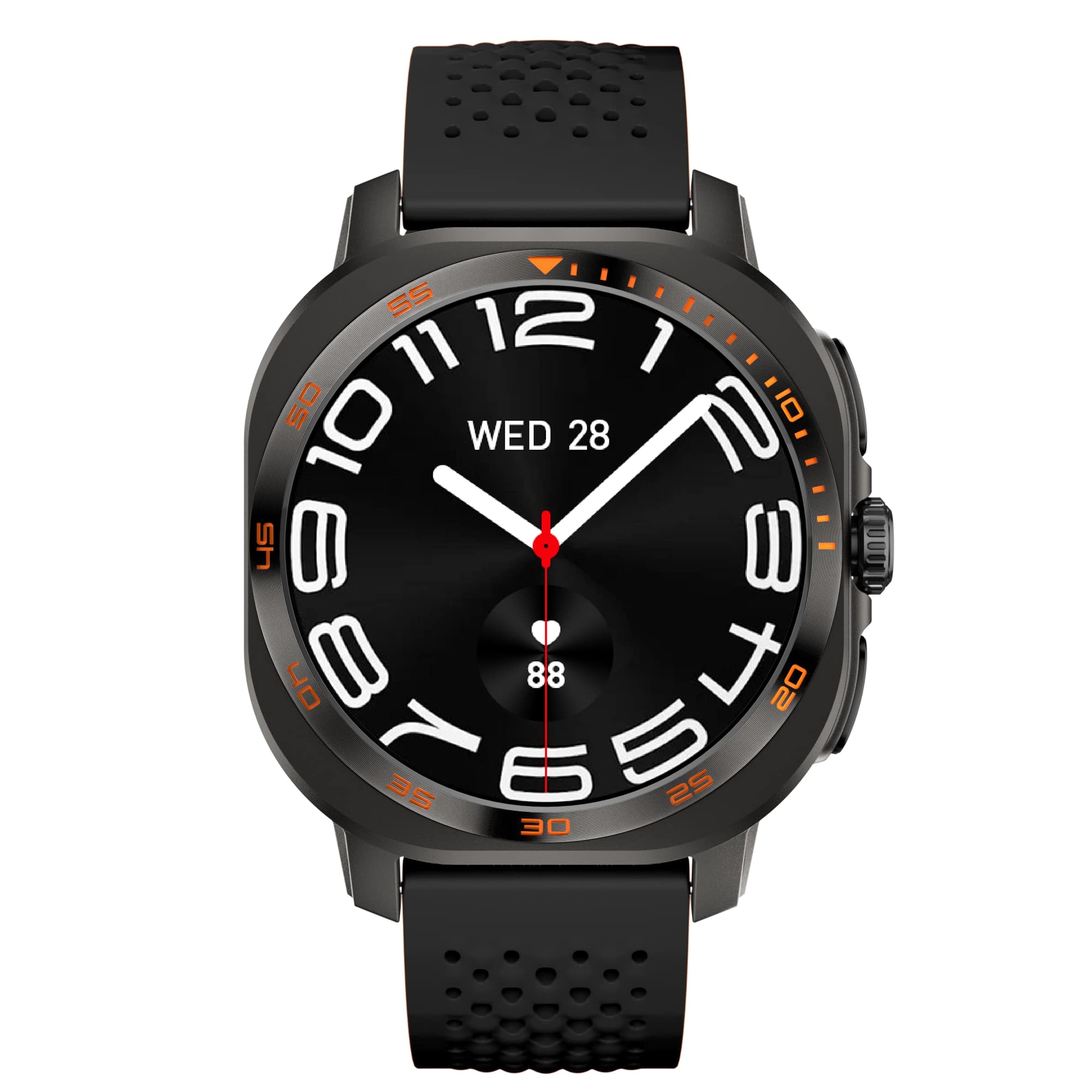 Смарт часовник Aurafit AM32, Amoled, Черен - 73125