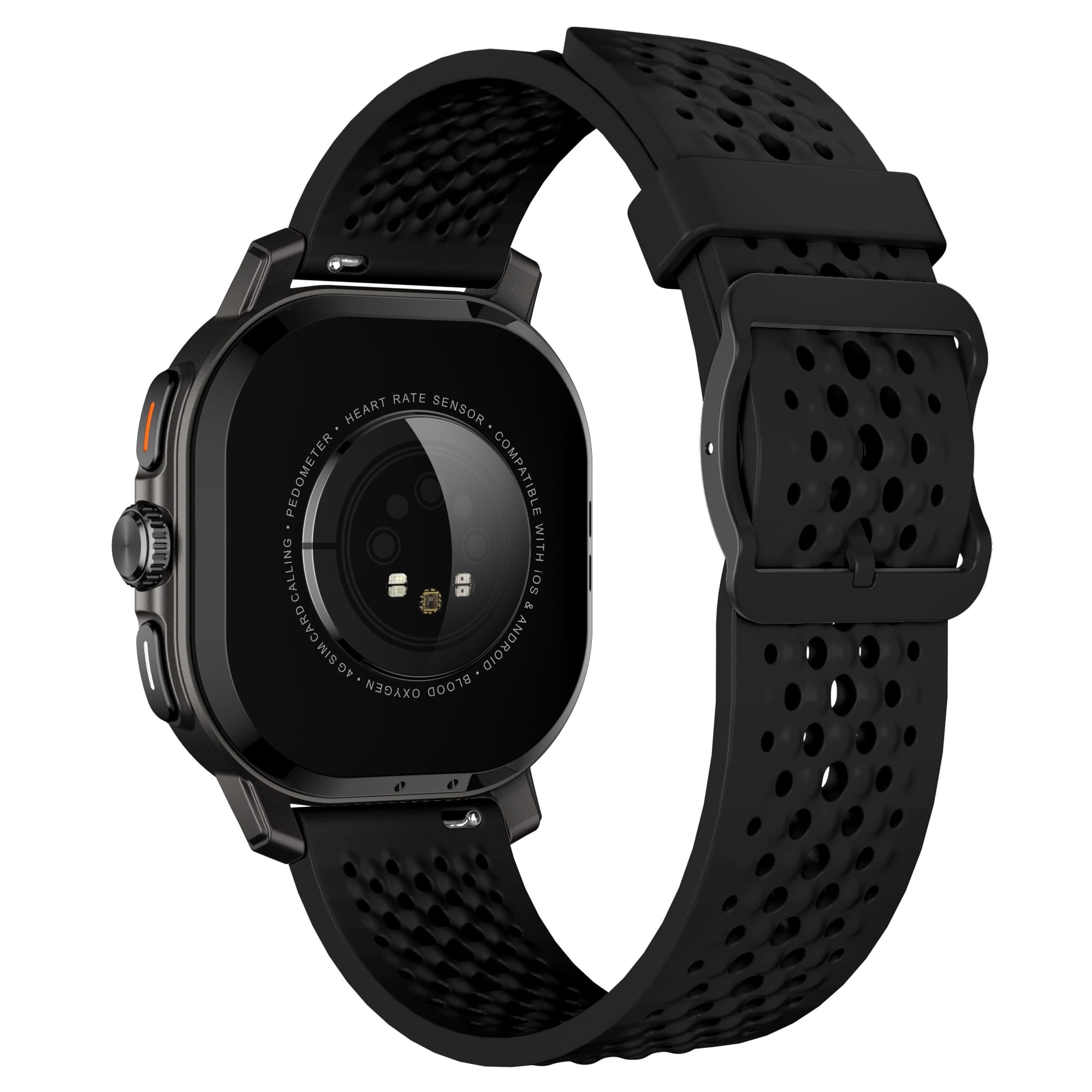 Смарт часовник Aurafit AM32, Amoled, Черен - 73125