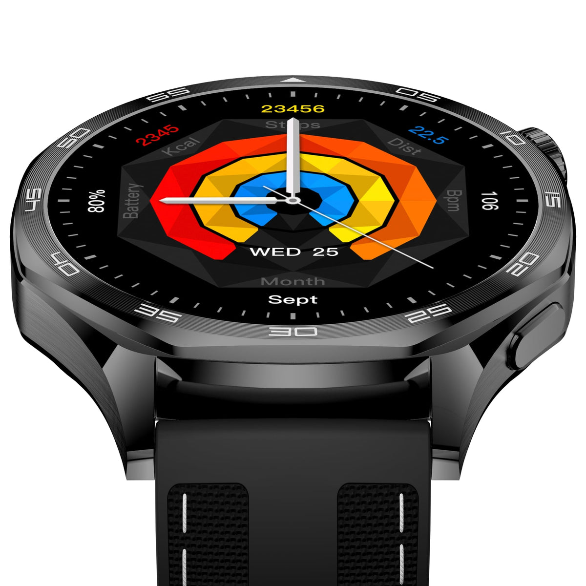 Смарт часовник Aurafit AM29, Amoled, Черен - 73126