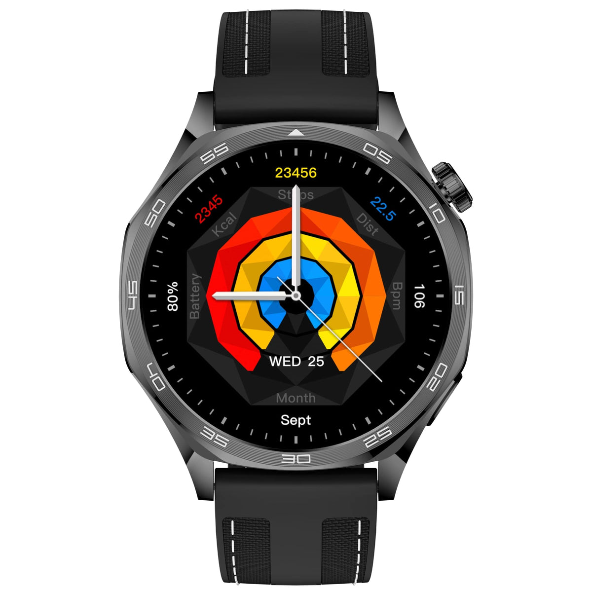 Смарт часовник Aurafit AM29, Amoled, Черен - 73126
