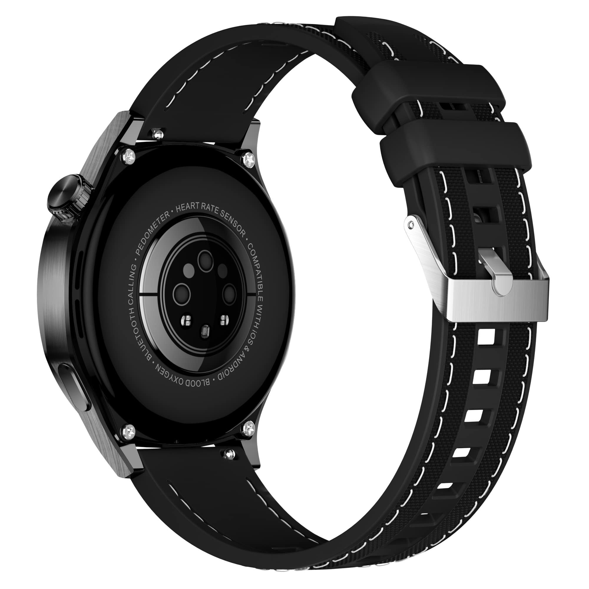 Смарт часовник Aurafit AM29, Amoled, Черен - 73126