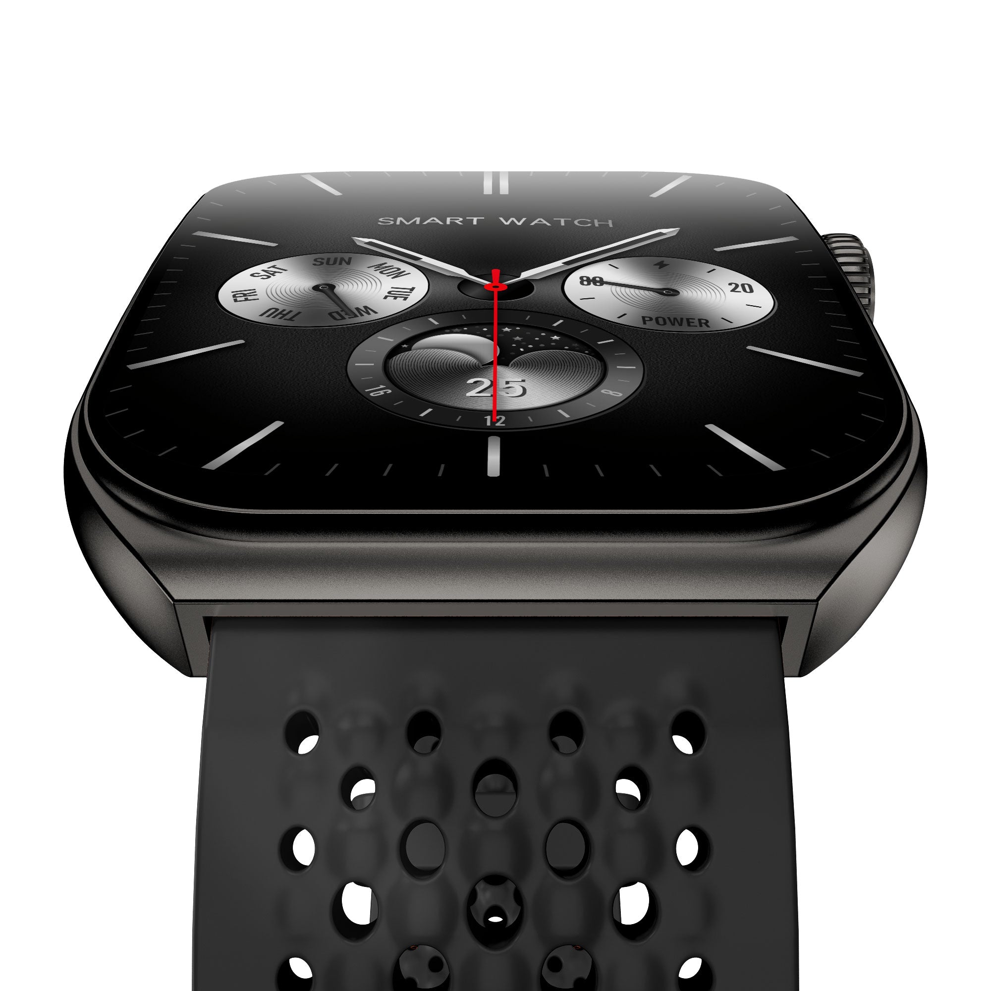 Смарт часовник Aurafit AM10B, Amoled, Черен - 73132