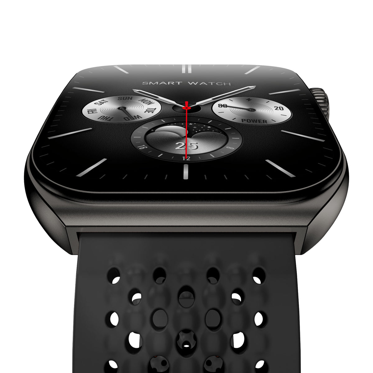 Смарт часовник Aurafit AM10B, Amoled, Черен - 73132
