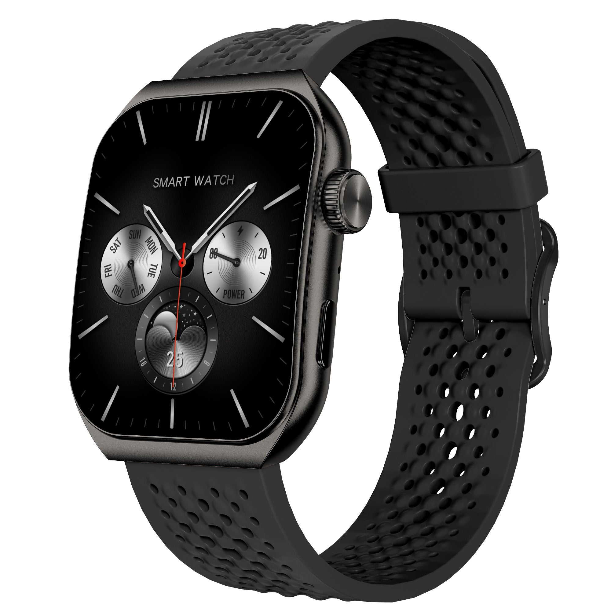 Смарт часовник Aurafit AM10B, Amoled, Черен - 73132