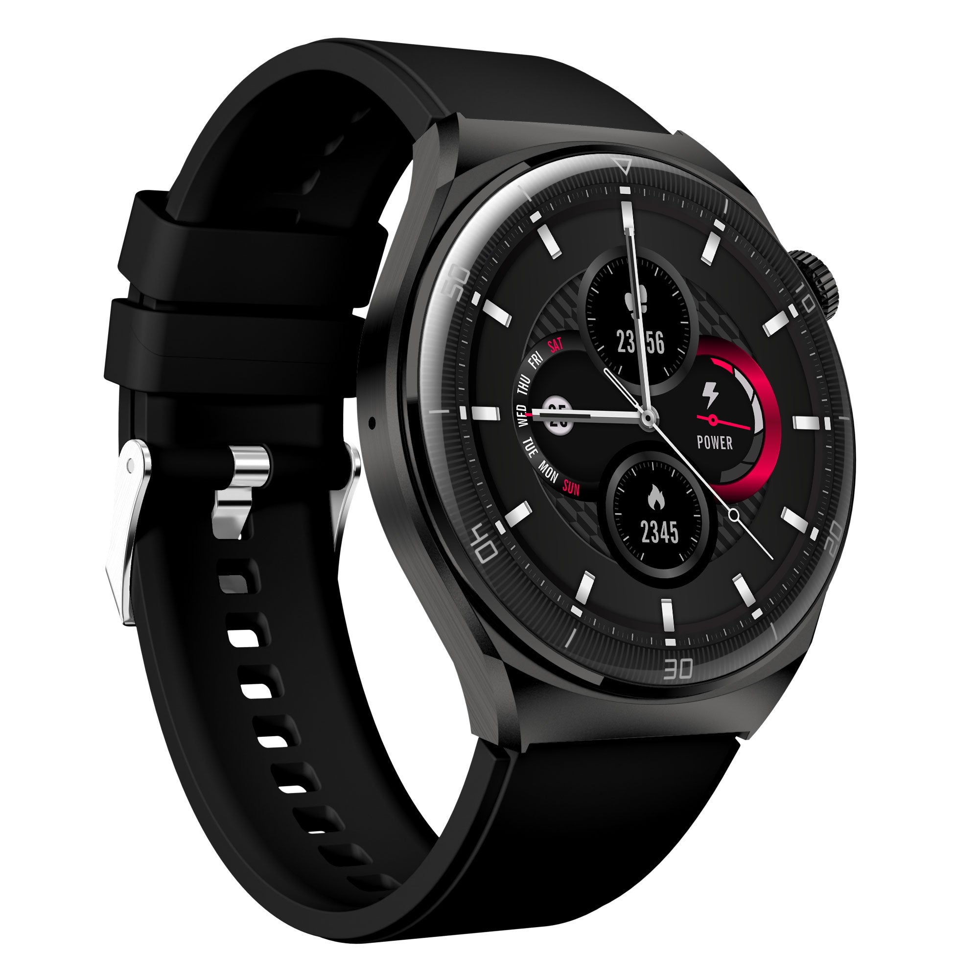 Смарт часовник Aurafit AM05, Amoled, Черен - 73133