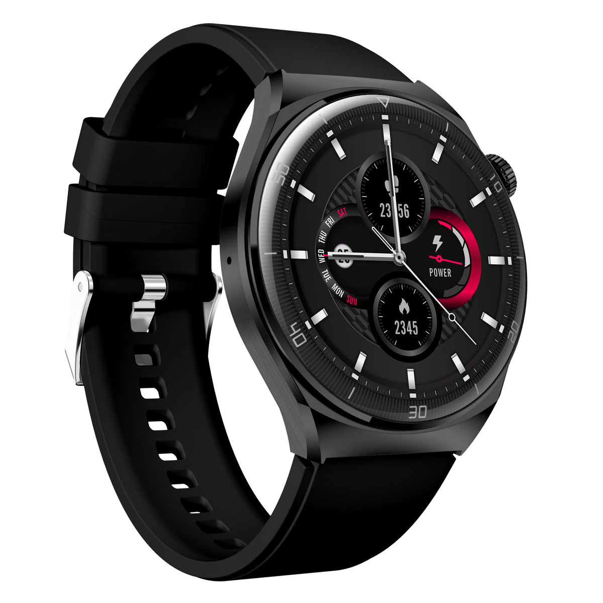 Смарт часовник Aurafit AM05, Amoled, Черен - 73133