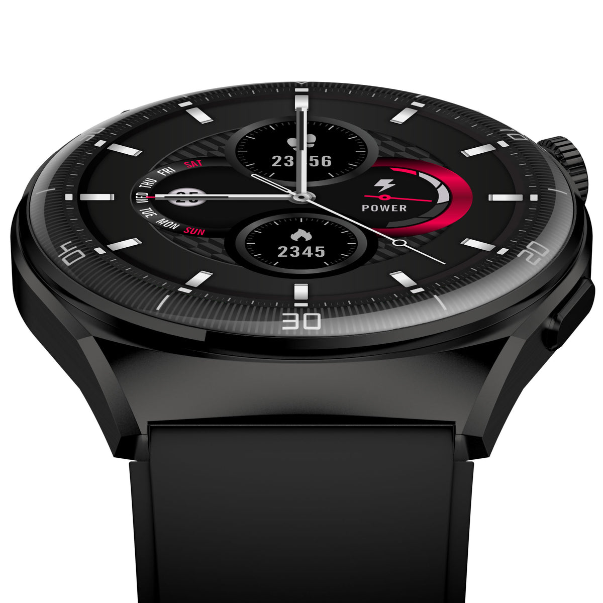 Смарт часовник Aurafit AM05, Amoled, Черен - 73133