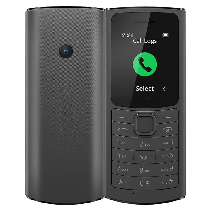 Мобилен телефон No brand 110-2021, Черен - 73140